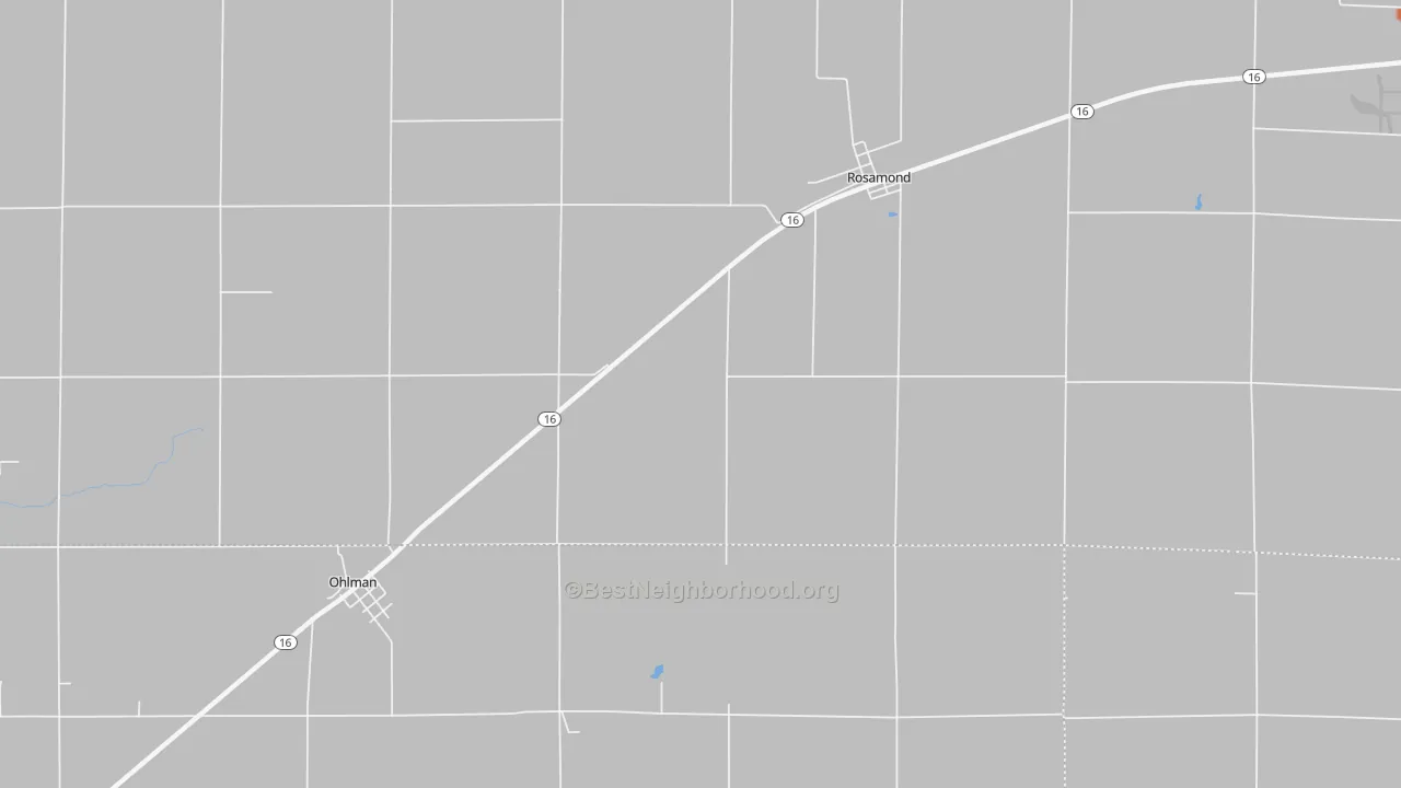Bike Grade map of 62083, IL