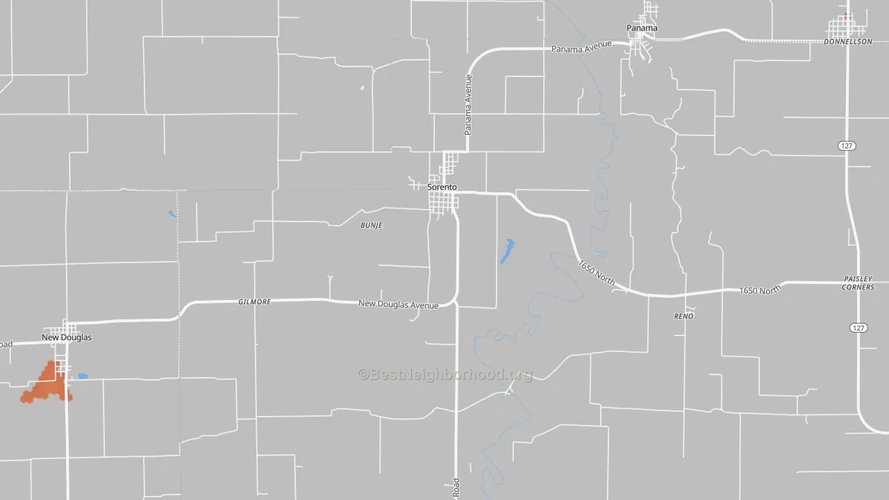 Bike Grade map of 62086, IL