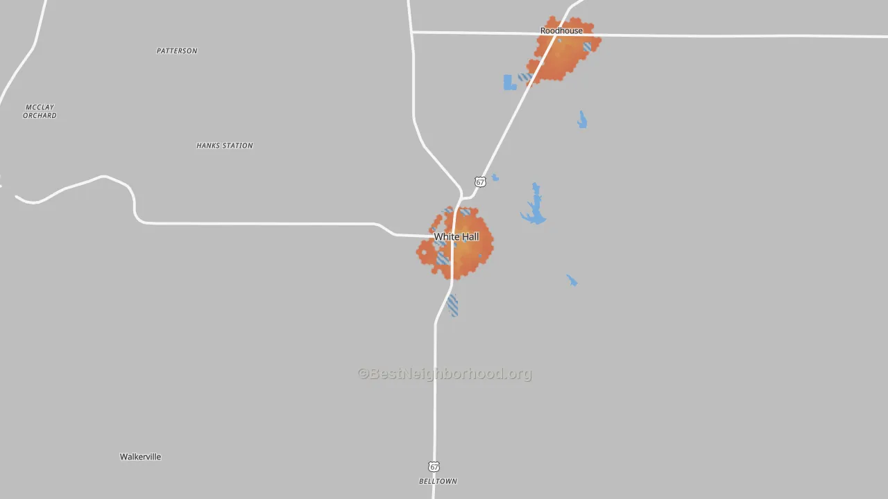 Bike Grade map of 62092, IL