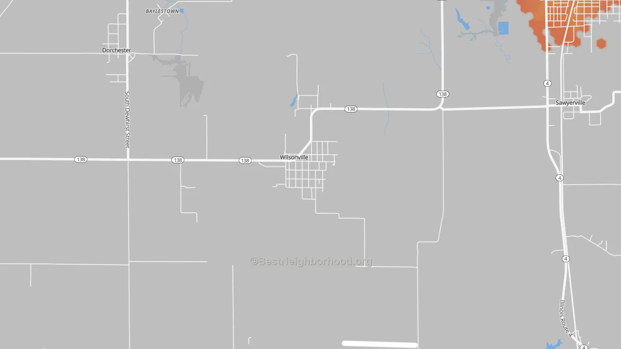 Bike Grade map of 62093, IL