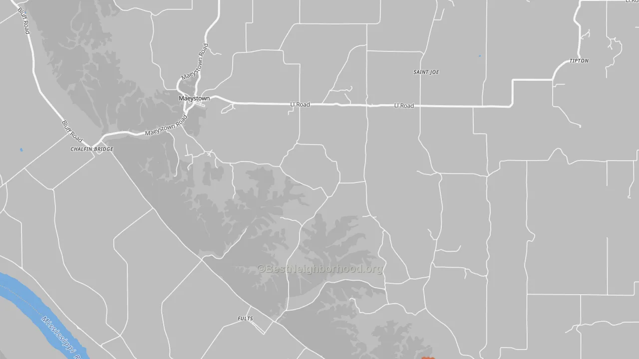 Bike Grade map of 62244, IL