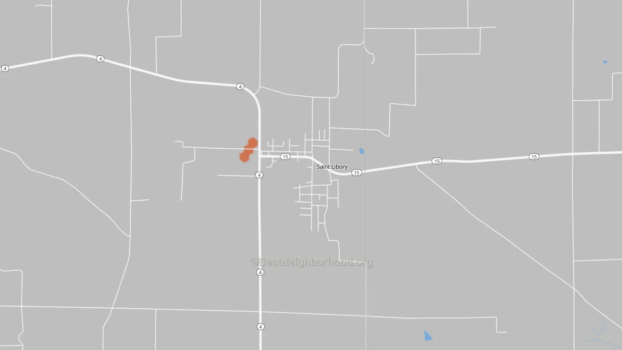 Bike Grade map of 62282, IL