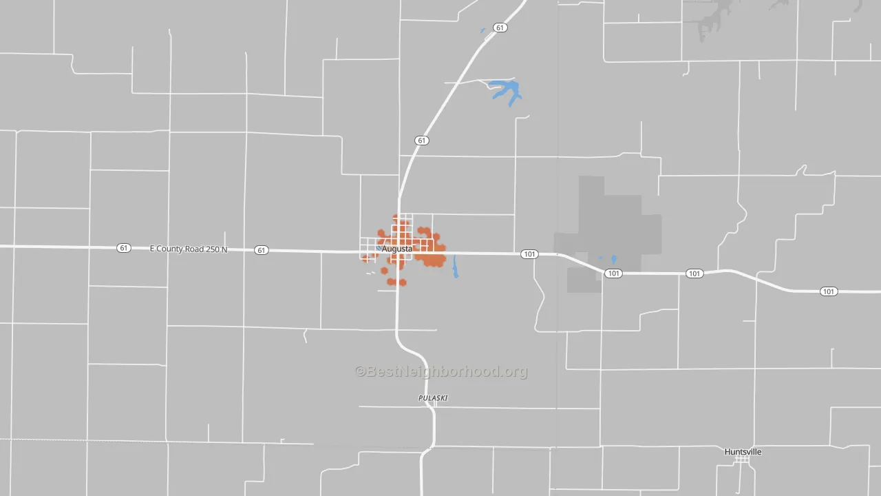 Bike Grade map of 62311, IL
