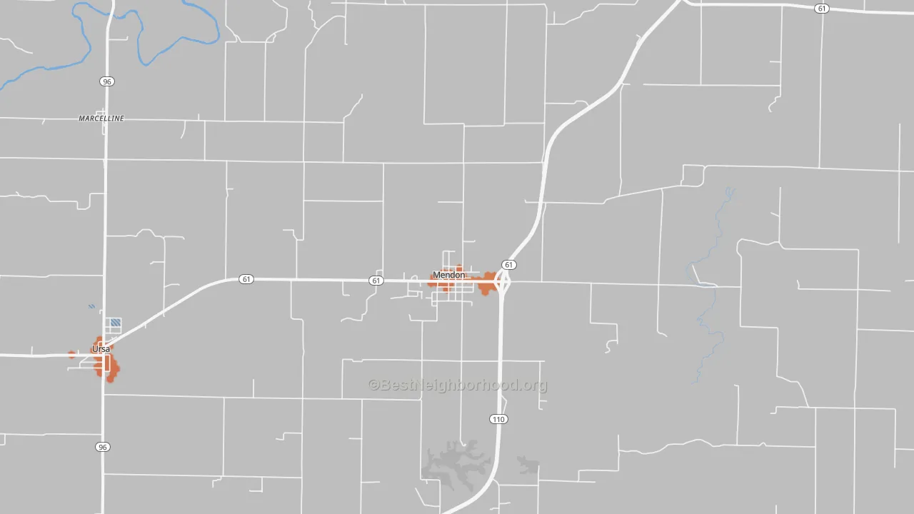 Bike Grade map of 62351, IL