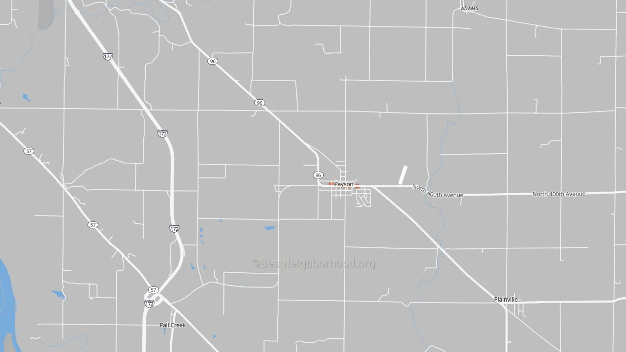 Bike Grade map of 62360, IL