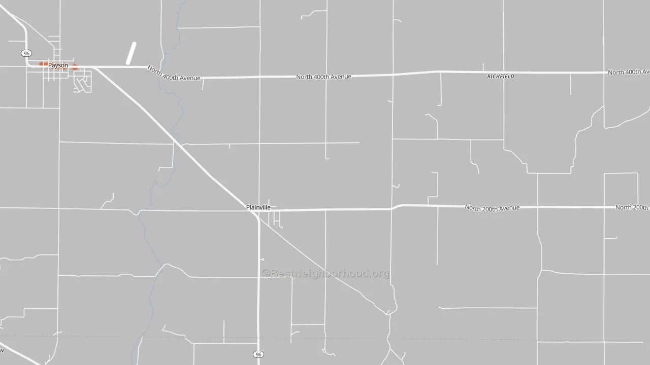 Bike Grade map of 62365, IL