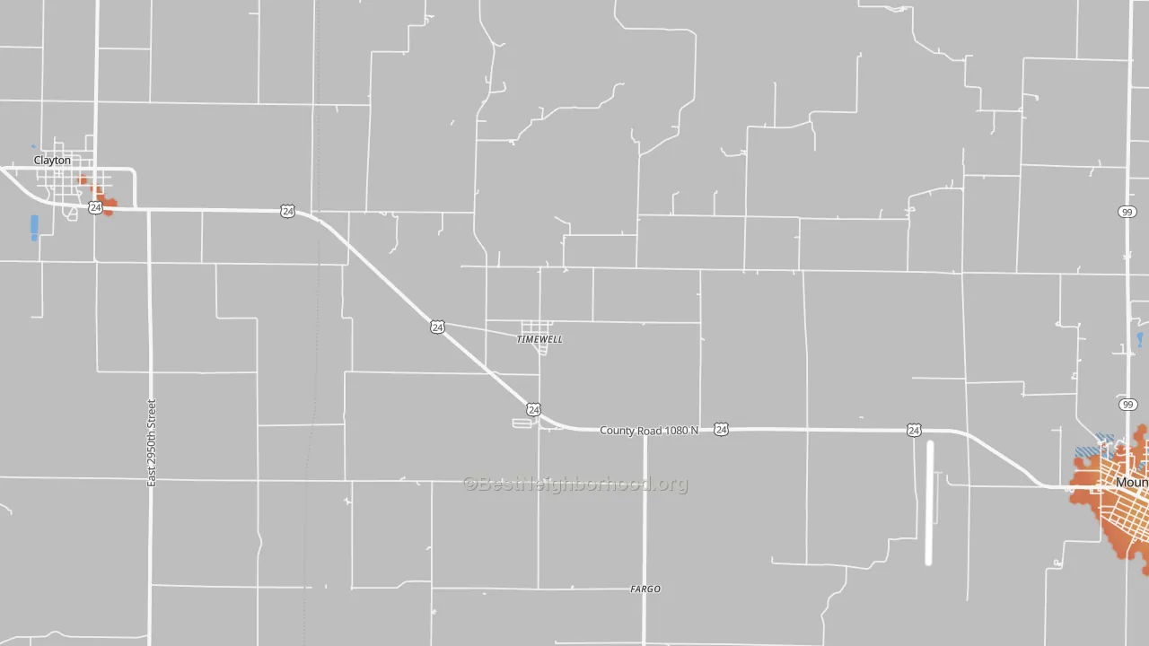 Bike Grade map of 62375, IL