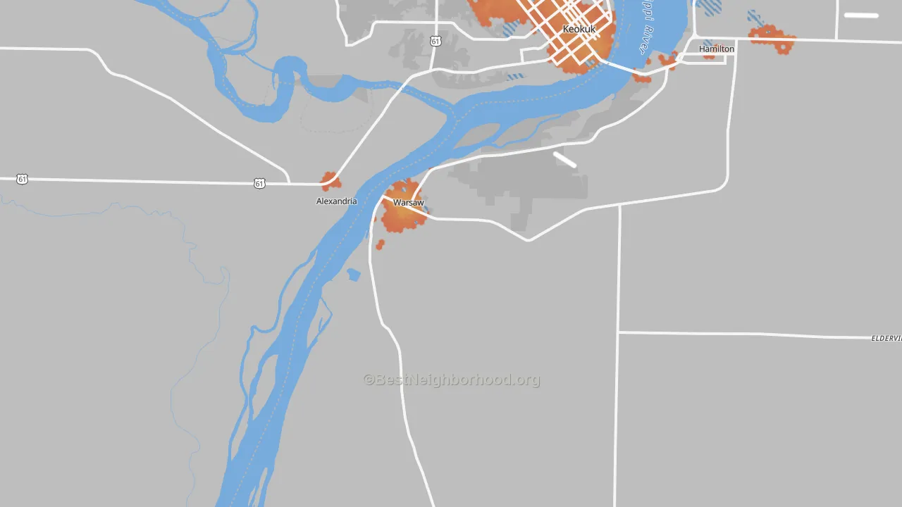 Bike Grade map of 62379, IL