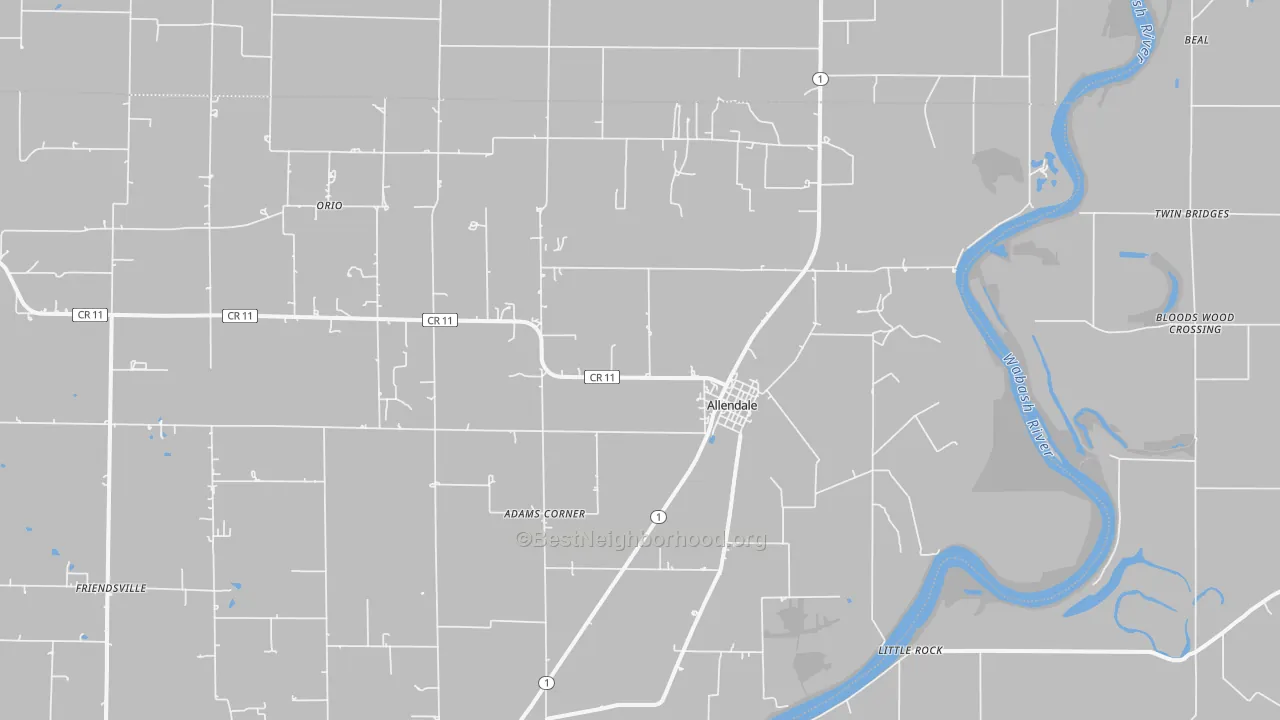 Bike Grade map of 62410, IL