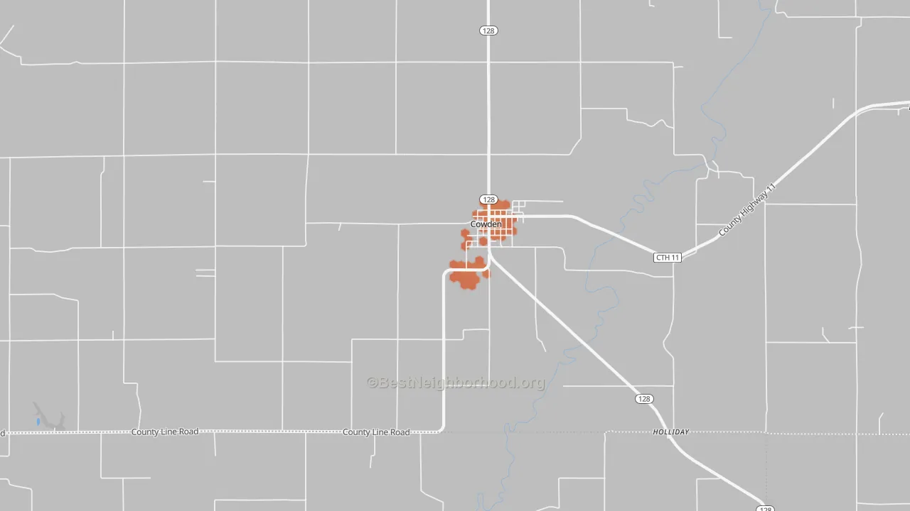 Bike Grade map of 62422, IL