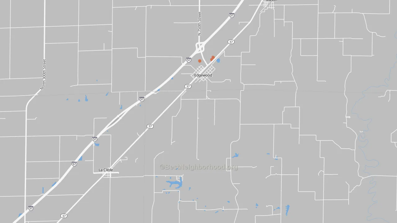 Bike Grade map of 62426, IL