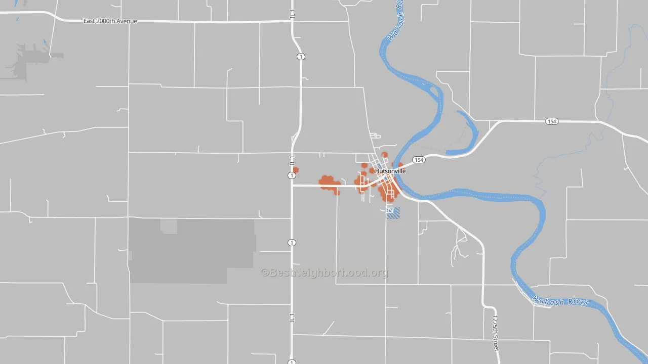 Bike Grade map of 62433, IL
