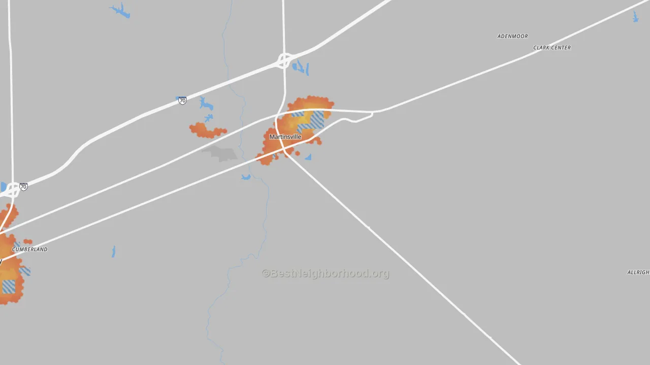 Bike Grade map of 62442, IL