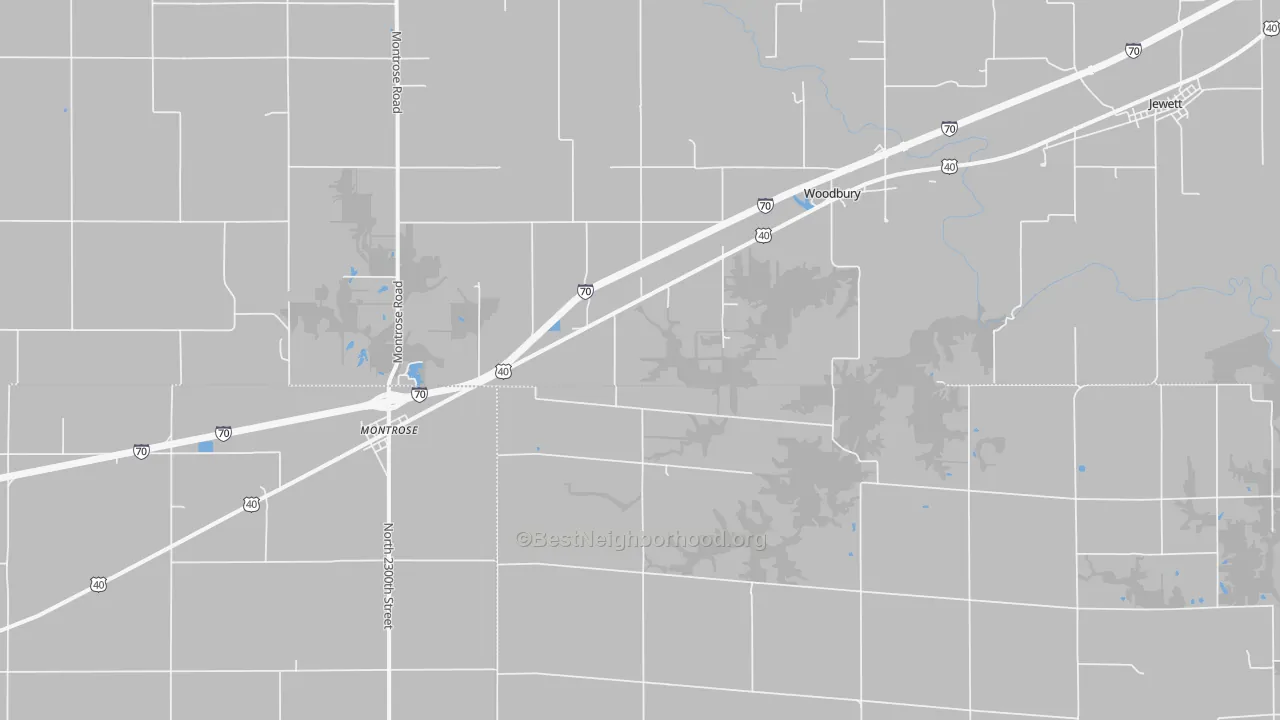 Bike Grade map of 62445, IL
