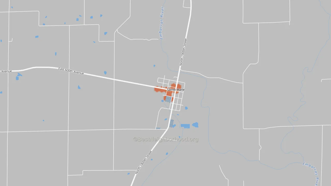 Bike Grade map of 62459, IL