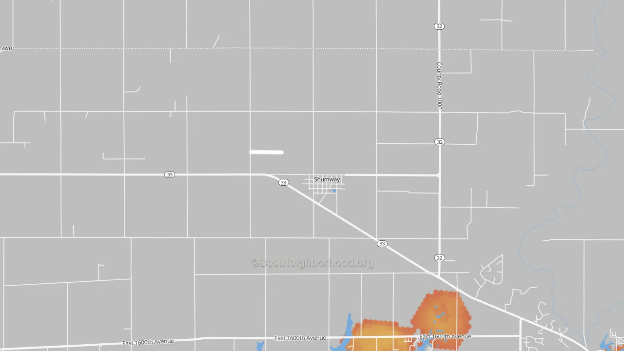 Bike Grade map of 62461, IL