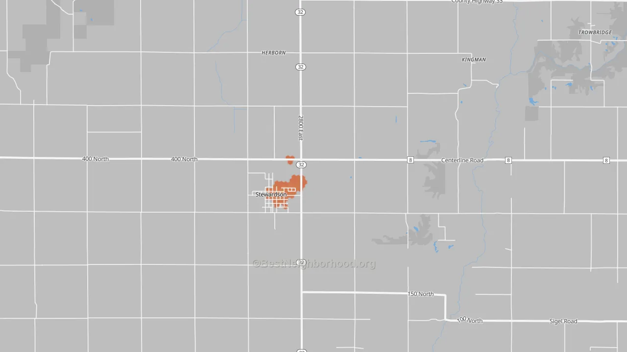 Bike Grade map of 62463, IL