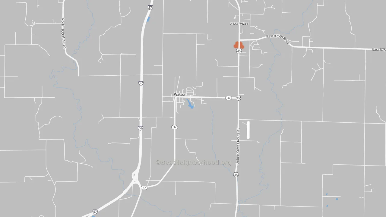 Bike Grade map of 62473, IL