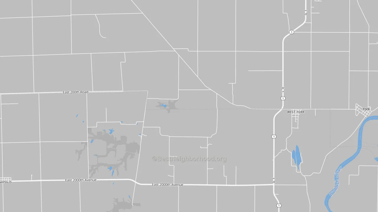 Bike Grade map of 62478, IL