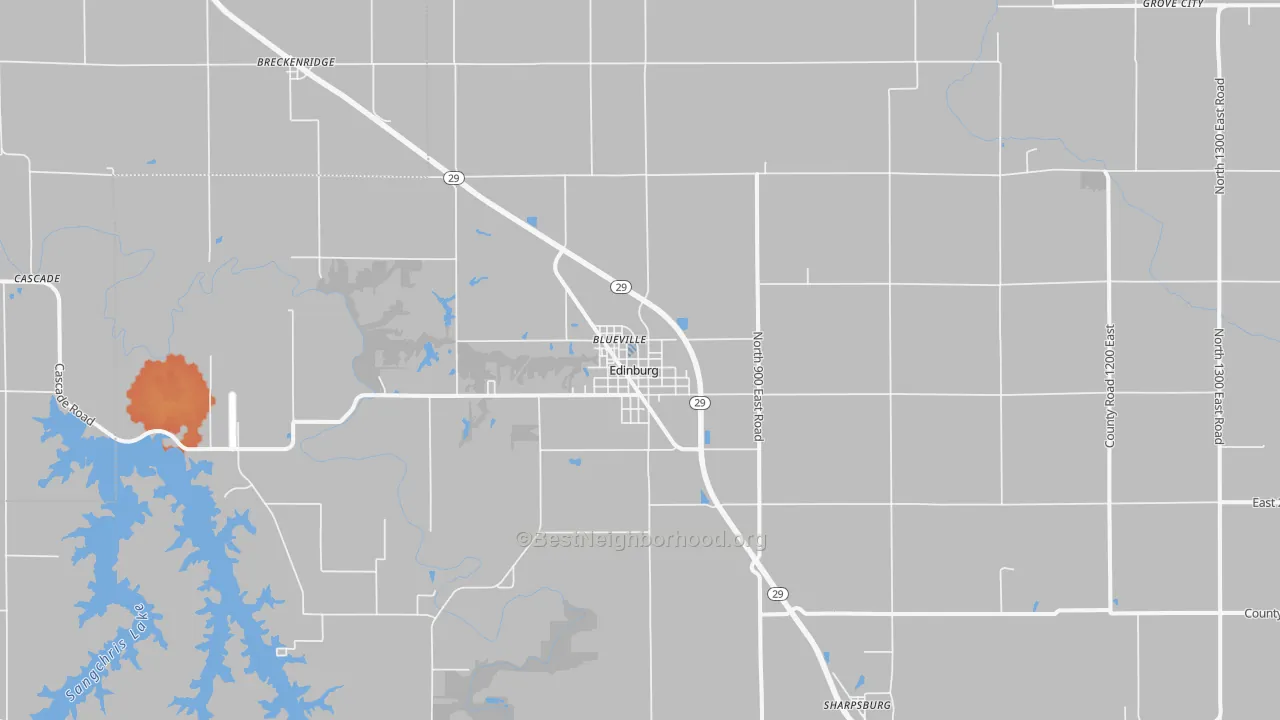 Bike Grade map of 62531, IL