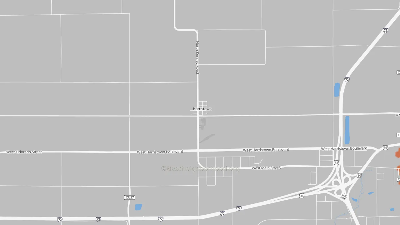 Bike Grade map of 62537, IL