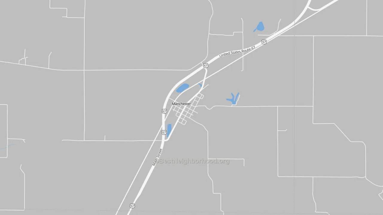 Bike Grade map of 62663, IL