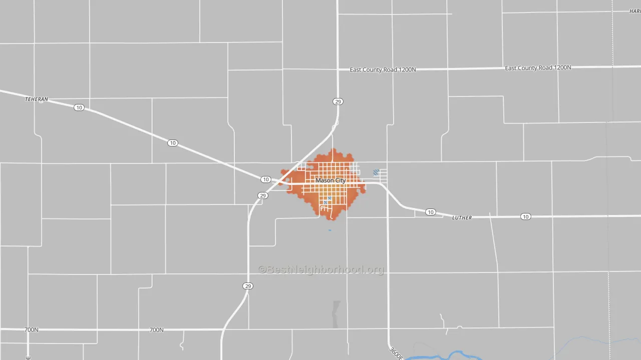 Bike Grade map of 62664, IL