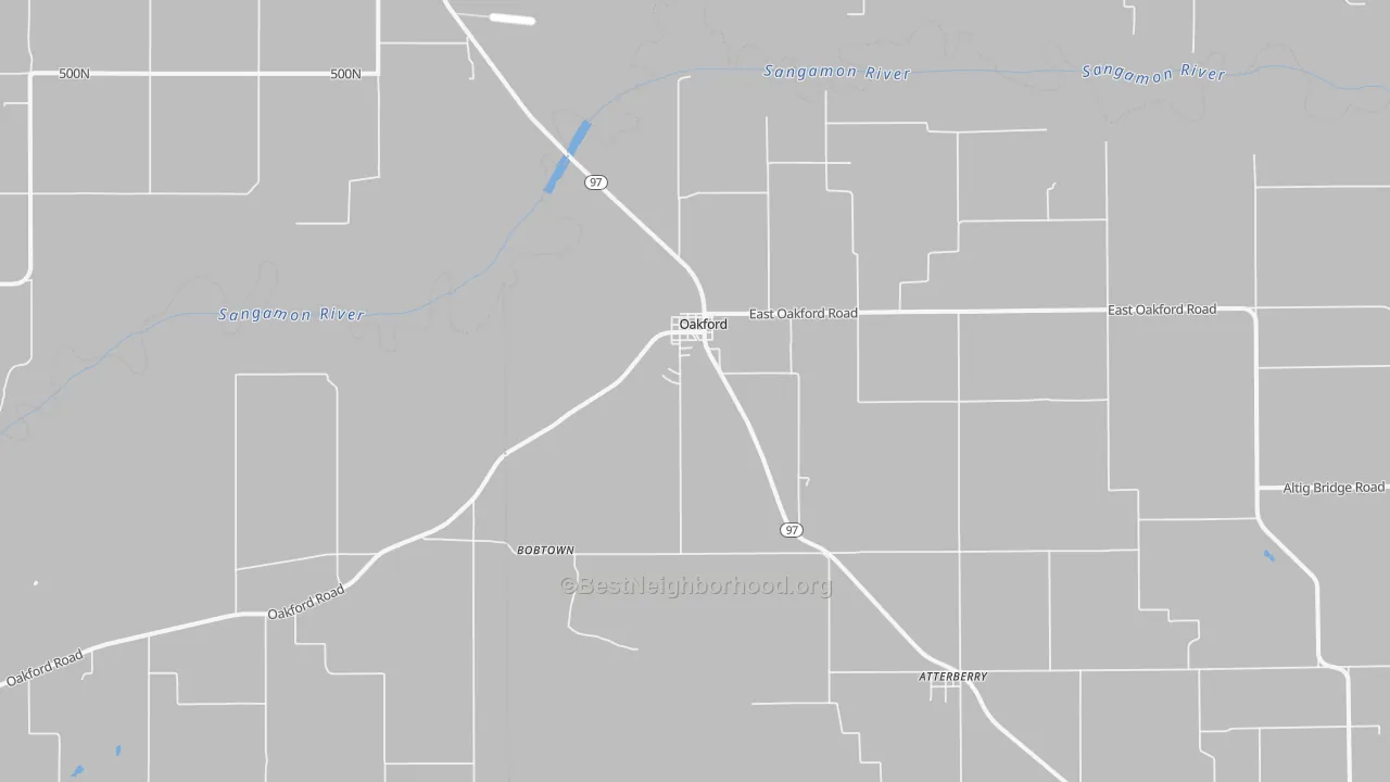 Bike Grade map of 62673, IL