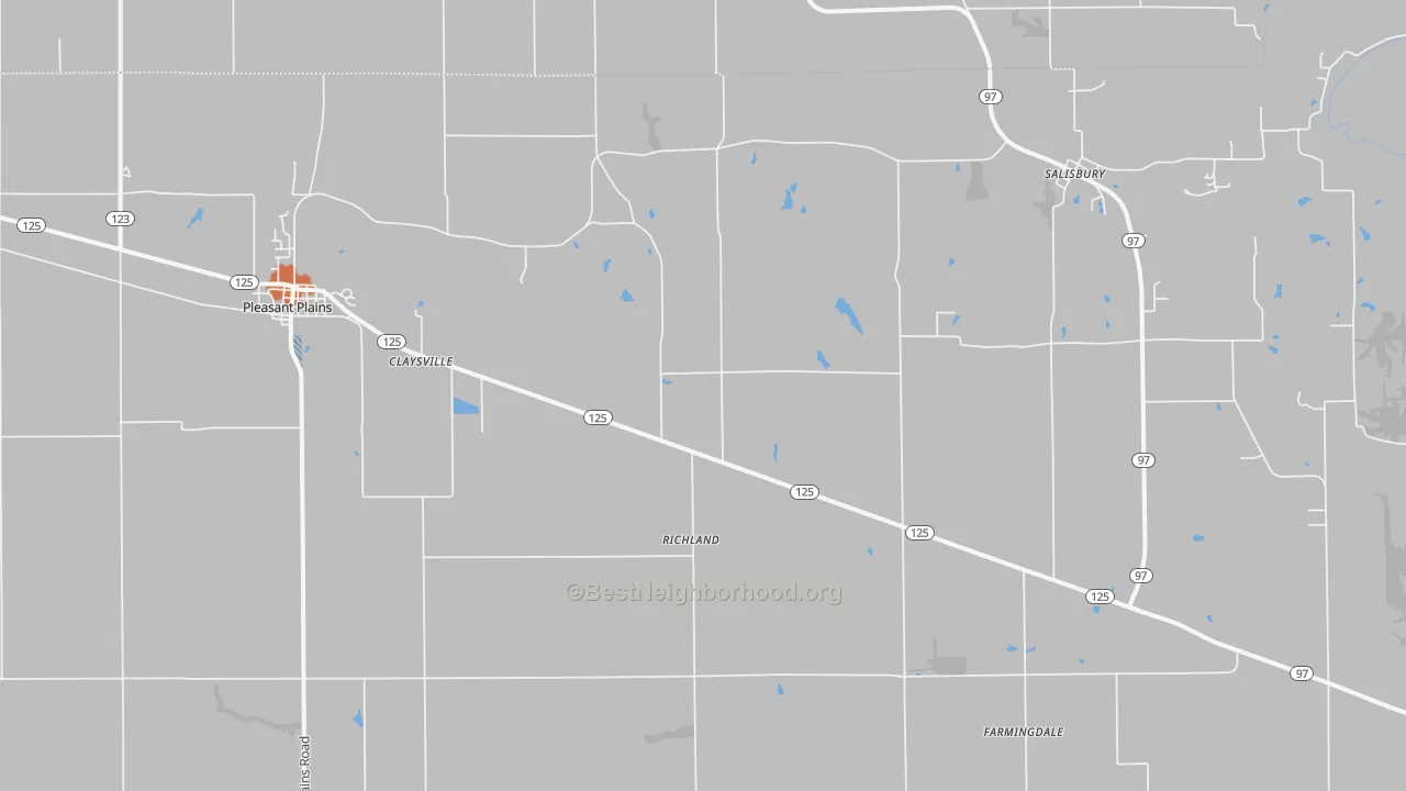 Bike Grade map of 62677, IL