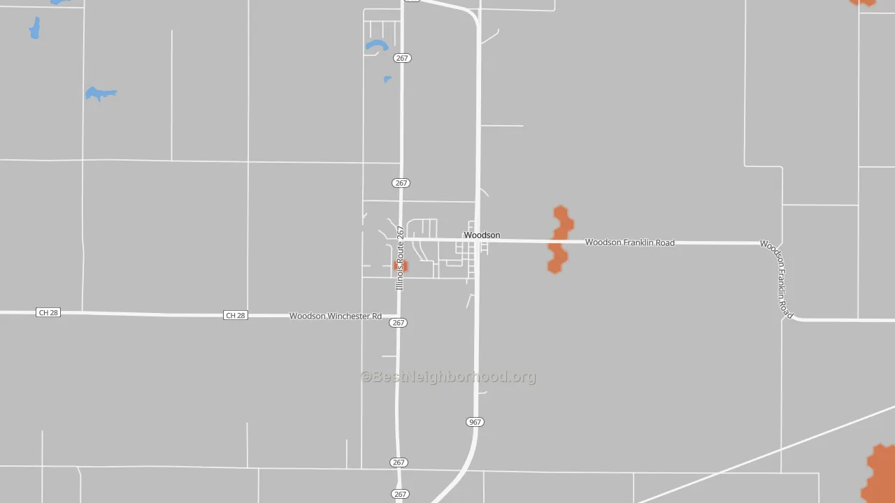 Bike Grade map of 62695, IL