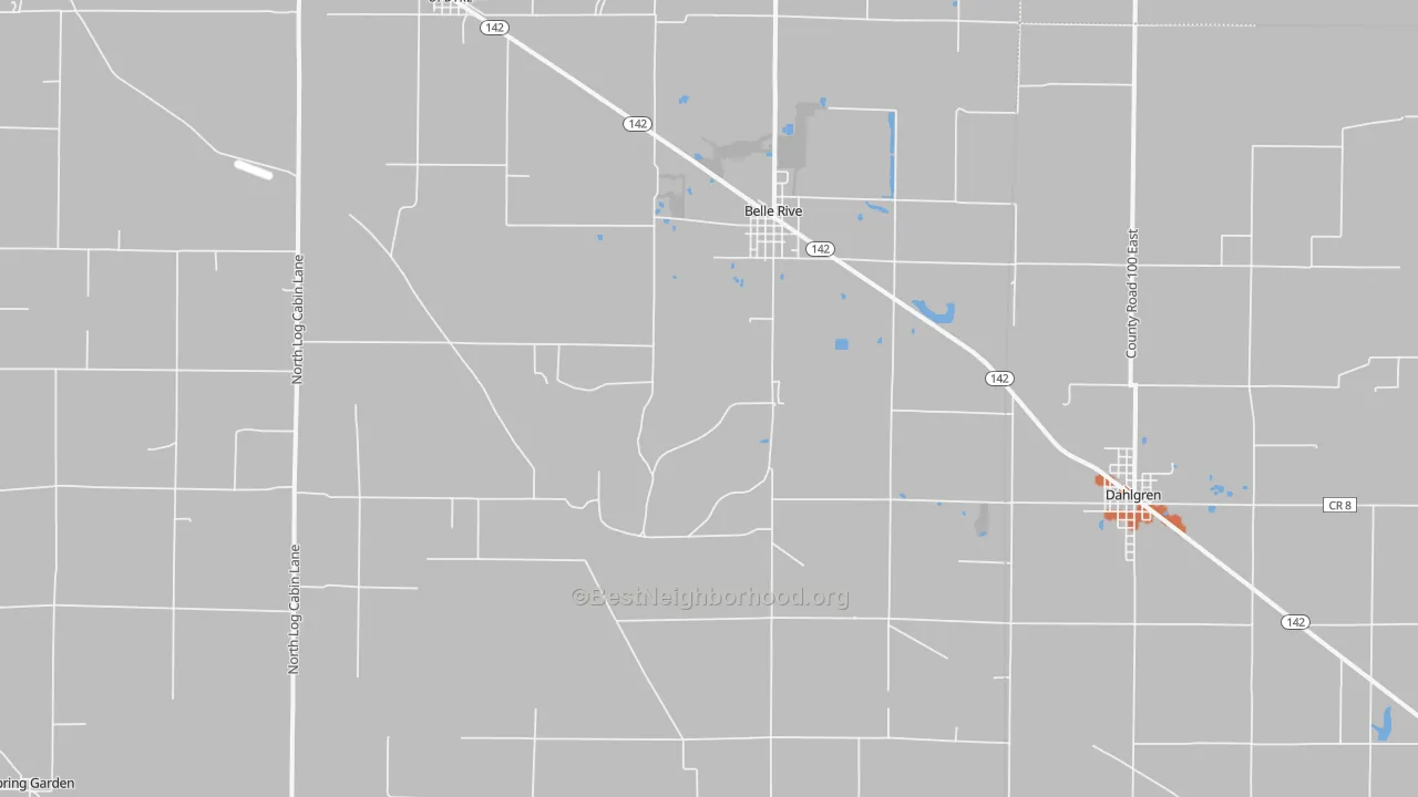 Bike Grade map of 62810, IL