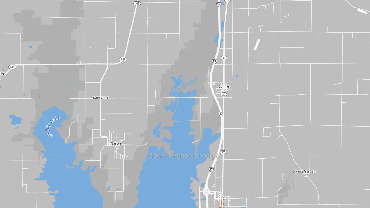 Bike Grade map of 62816, IL