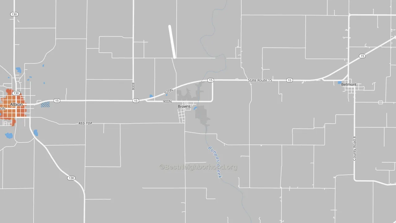 Bike Grade map of 62818, IL