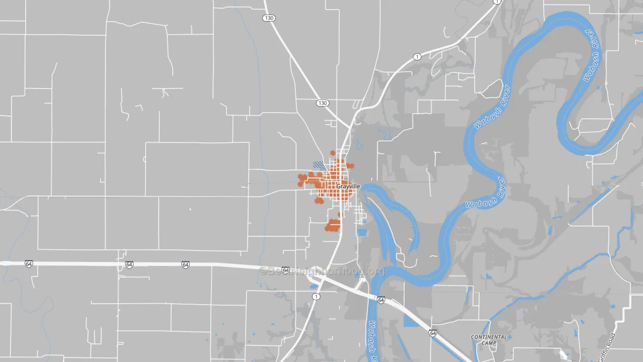 Bike Grade map of 62844, IL