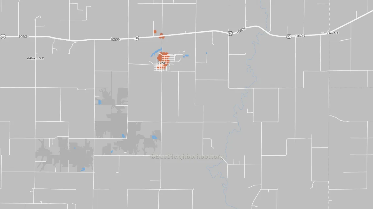 Bike Grade map of 62849, IL