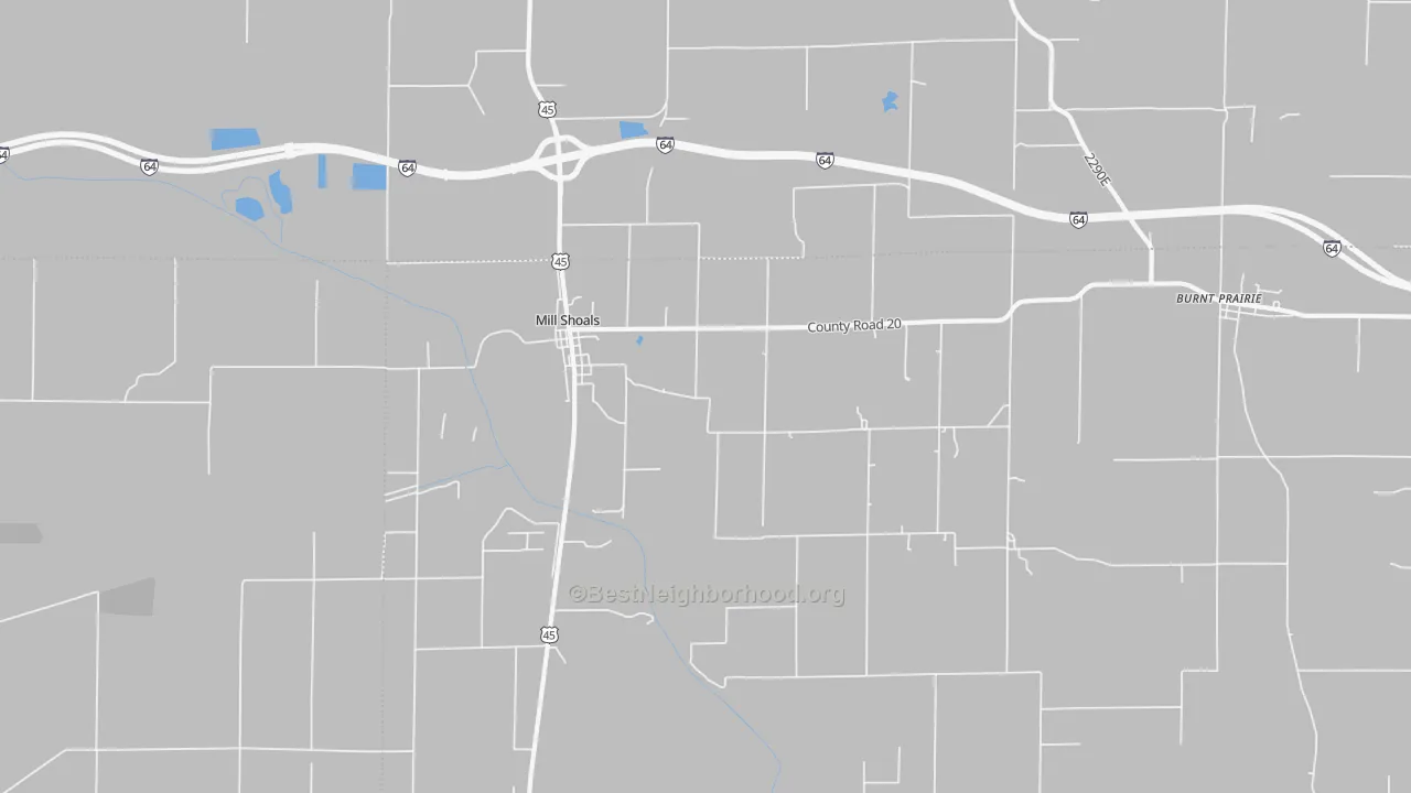 Bike Grade map of 62862, IL