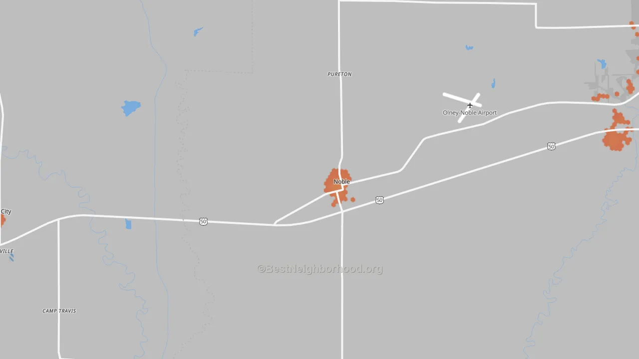 Bike Grade map of 62868, IL