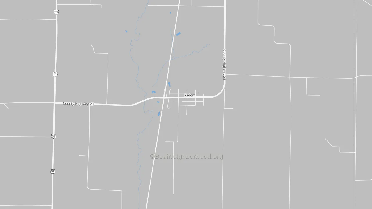 Bike Grade map of 62876, IL