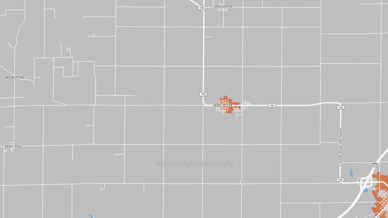 Bike Grade map of 62880, IL