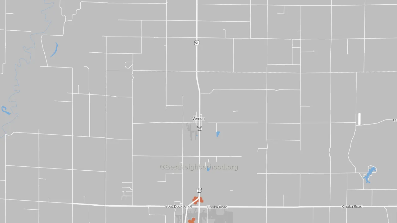 Bike Grade map of 62892, IL
