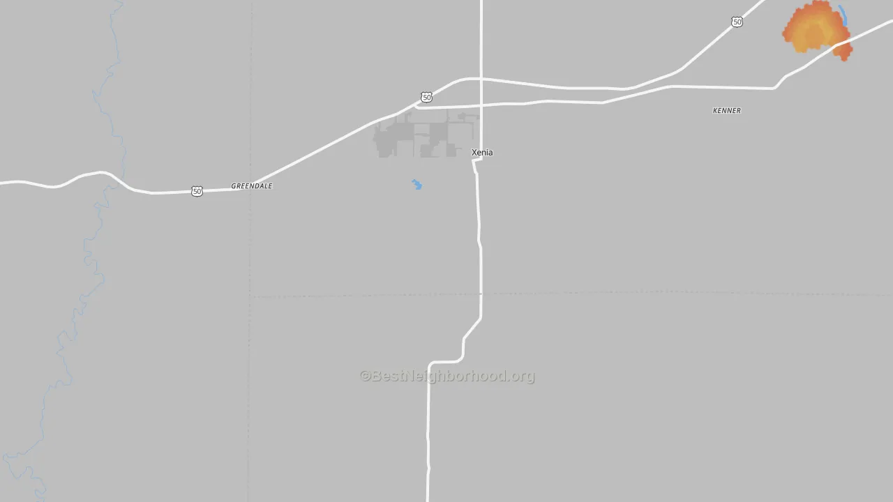 Bike Grade map of 62899, IL
