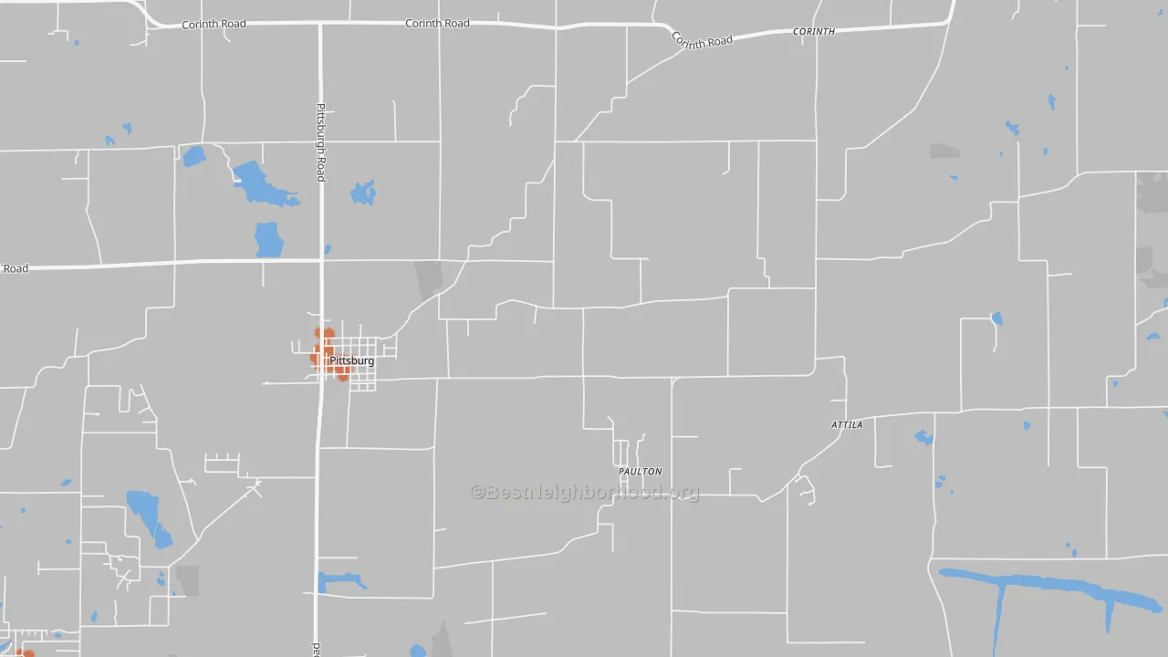 Bike Grade map of 62974, IL