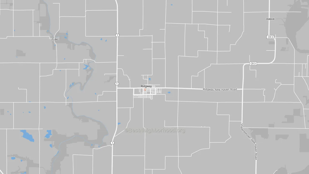 Bike Grade map of 62979, IL