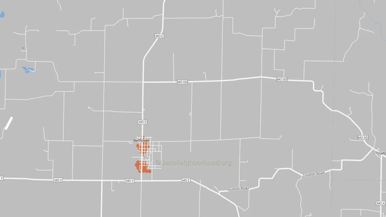 Bike Grade map of 63333, MO