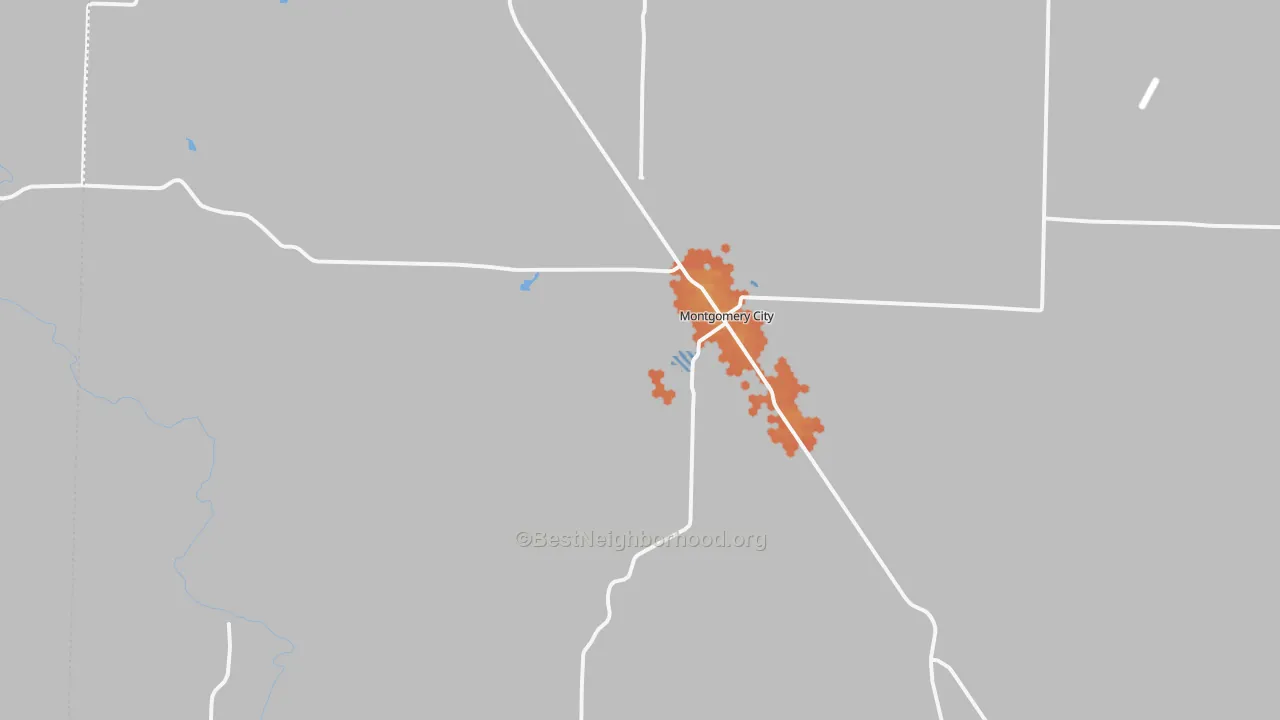 Bike Grade map of 63361, MO