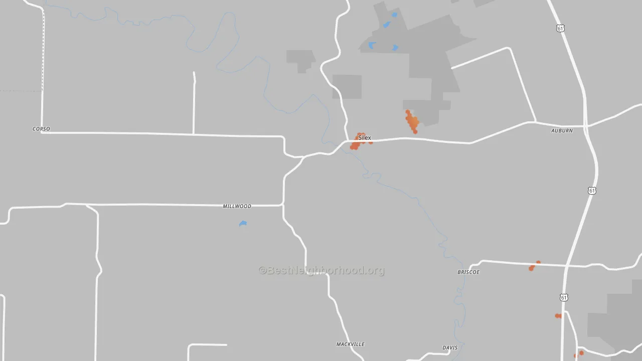 Bike Grade map of 63377, MO