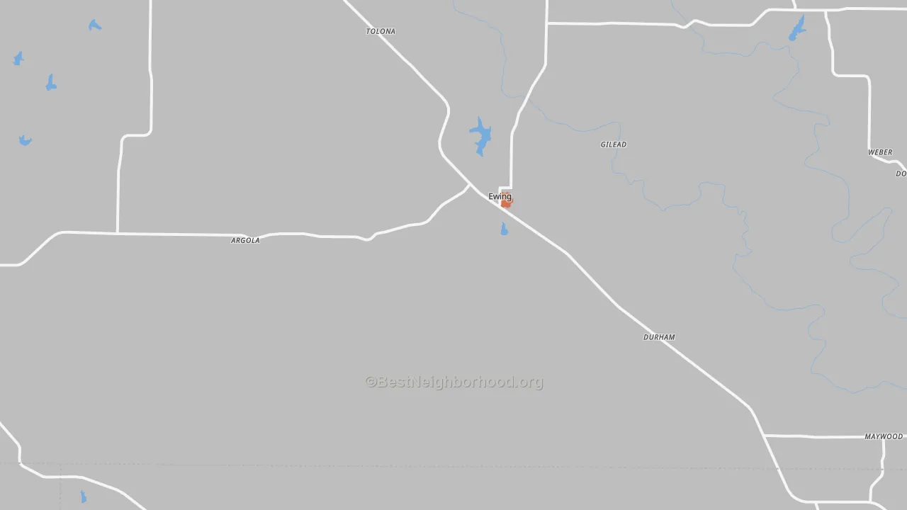 Bike Grade map of 63440, MO