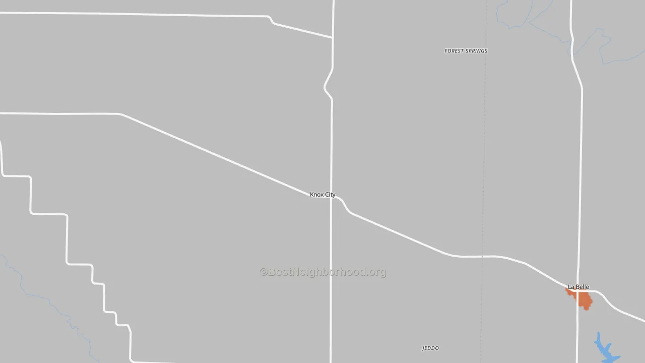 Bike Grade map of 63446, MO