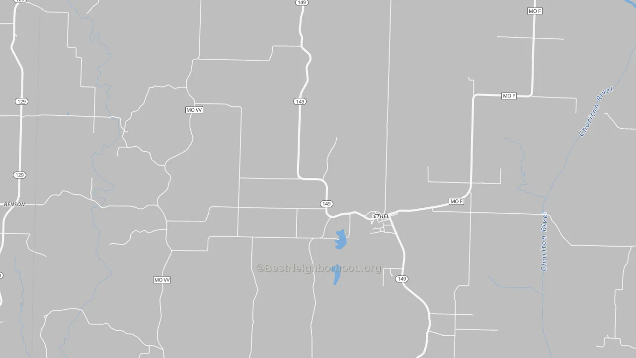 Bike Grade map of 63539, MO