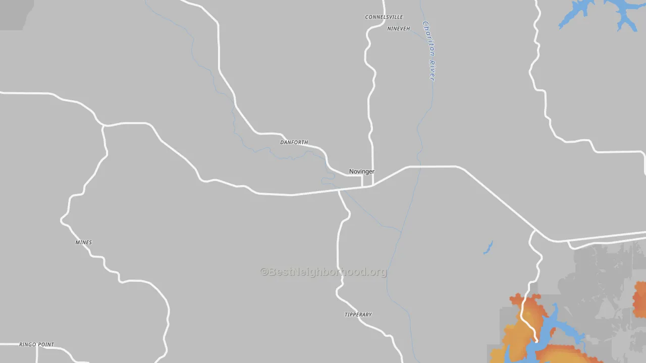 Bike Grade map of 63559, MO